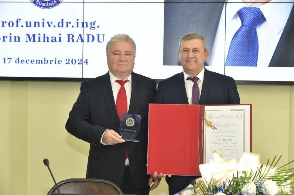 prof. univ. dr. ing. Sorin Mihai Radu - Doctor Honoris Causa al Universității din Oradea